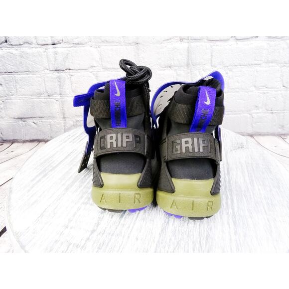 Nike Huarache Ripp QS Black/Olive Canvas Women 7.5 Men 6 Regular	New OG Box - Picture 7 of 16